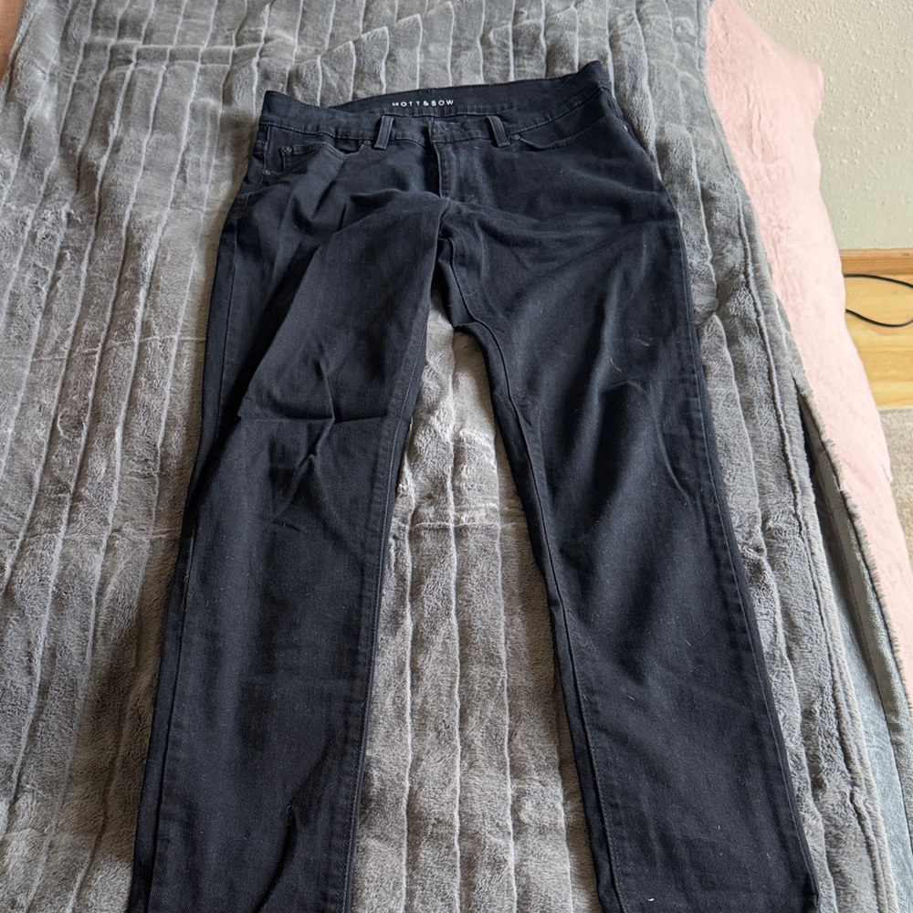 Mott and Bow Dark Charcoal Skinny Jeans